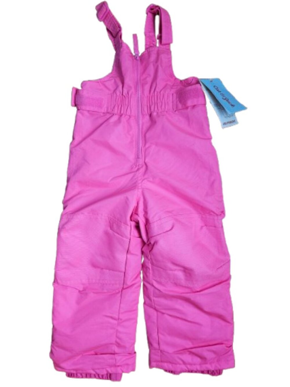 NWT Cat & Jack Toddler Girls Pink Snow Bib Pants Overalls SZ 2T New